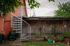 Treppenaufgang zur Wohnung  - Foto: A. Declair
